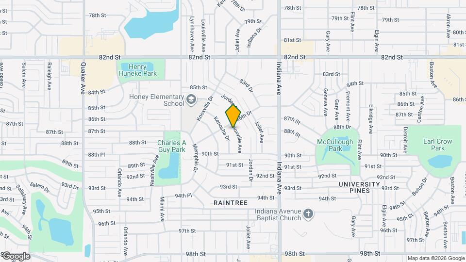 8606 Knoxville Ave Map and Location Details