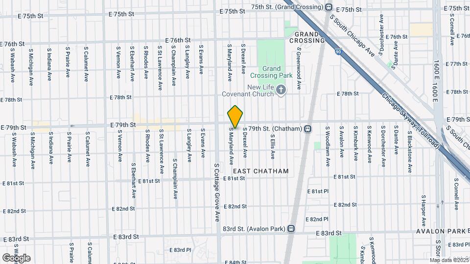 7917 S Maryland Ave Map and Location Details