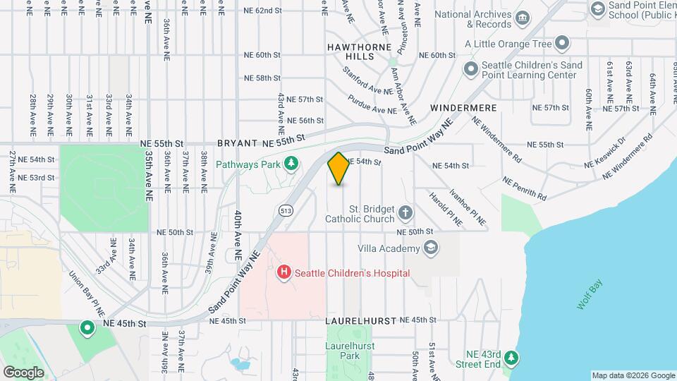 5117 46th Ave NE Map and Location Details