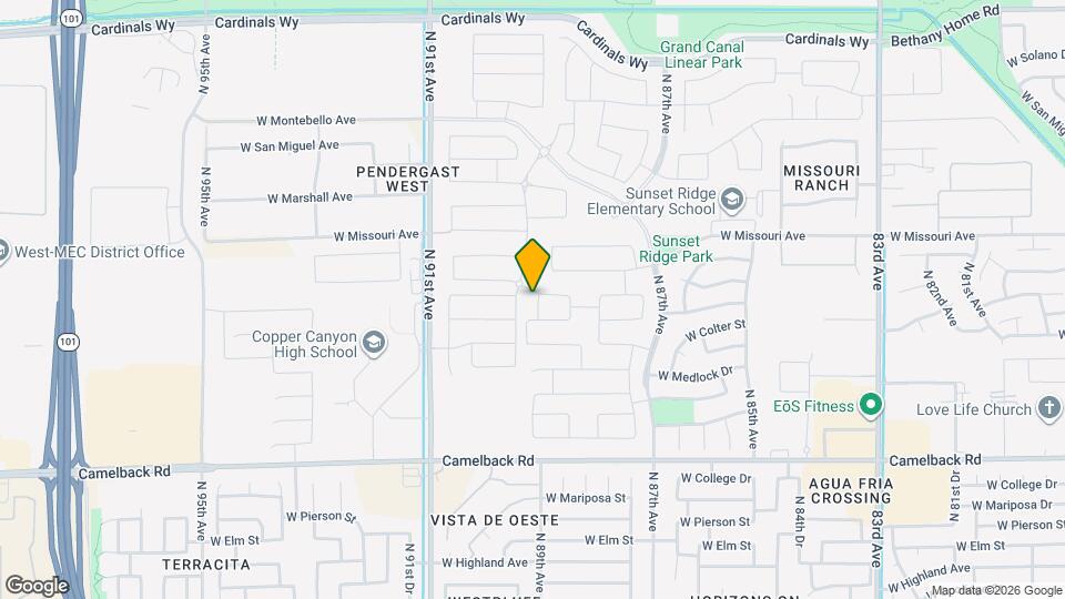 5328 N 88th Dr Map and Location Details