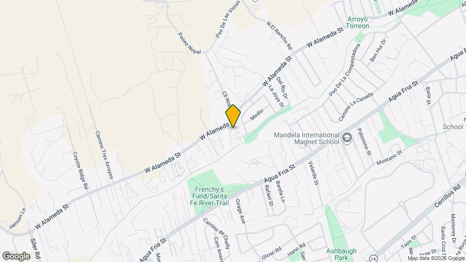 2180 W Alameda St Map and Location Details