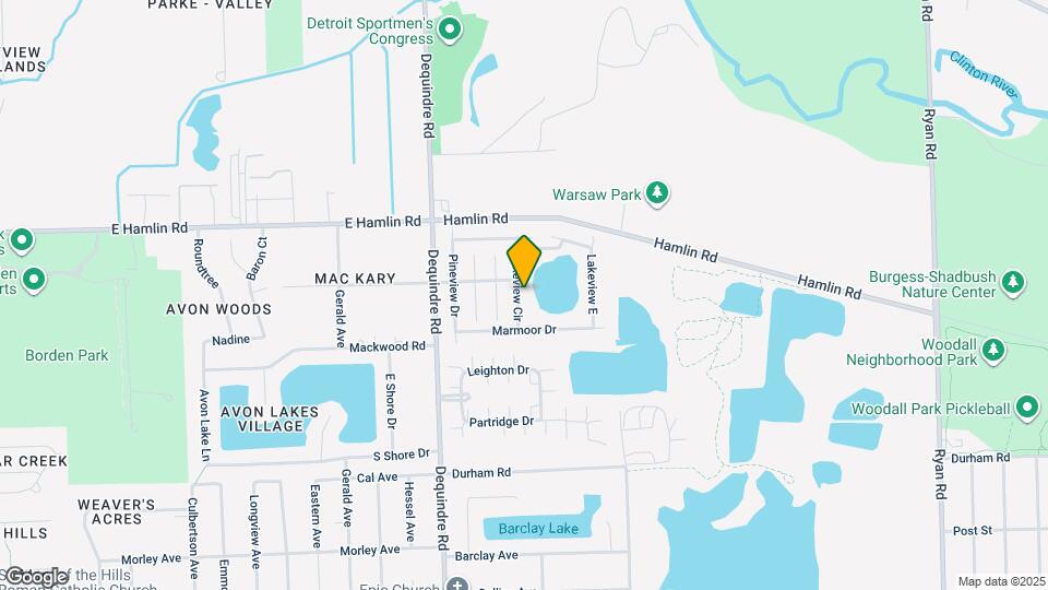 48582 Lakeview E Map and Location Details