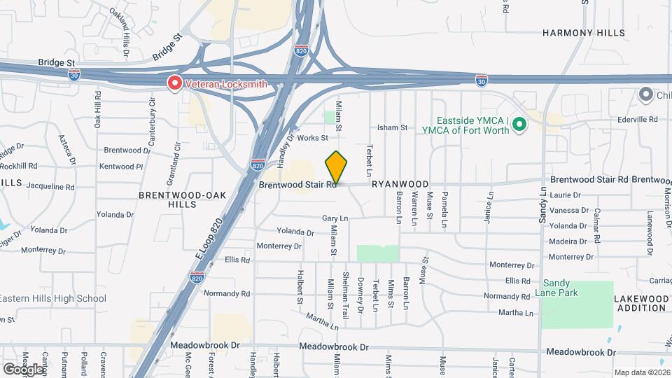 6828 Brentwood Stair Rd, Unit D Map and Location Details