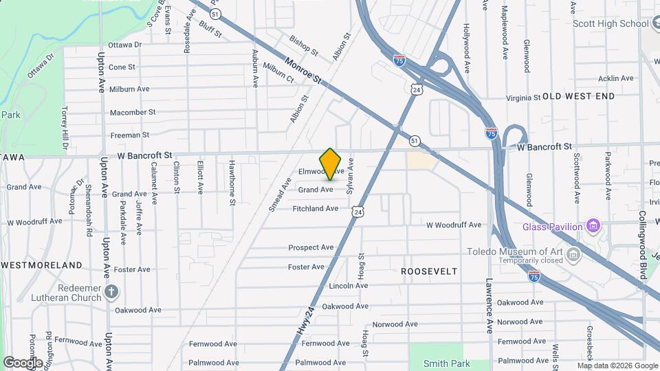 1332 Grand Ave Map and Location Details