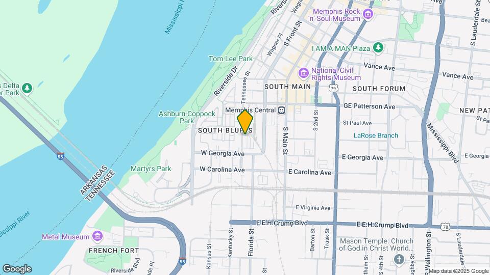 602 Tennessee St Map and Location Details