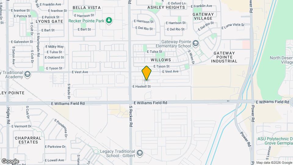 2270 S Deerfield Ln Map and Location Details