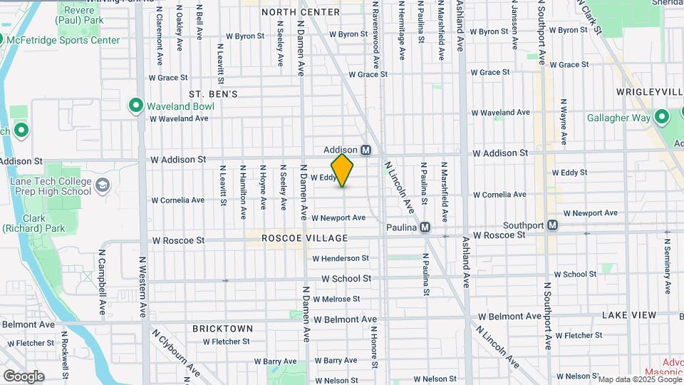 3510 N Wolcott Ave Map and Location Details