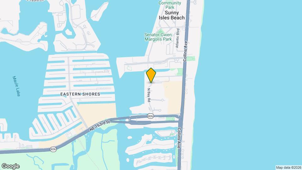 17121 N Bay Rd Mapa y Detalles de la Ubicación