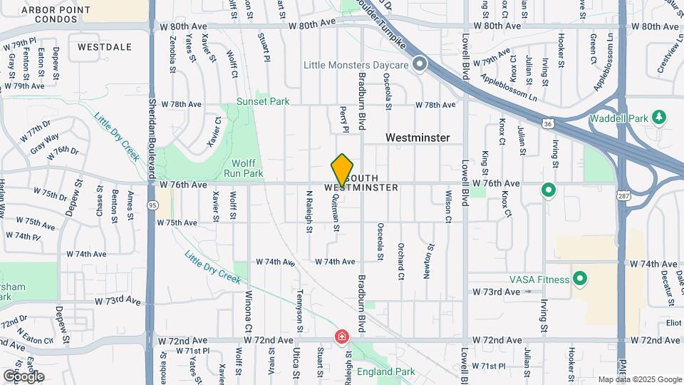 7562-7576 Quitman St Map and Location Details