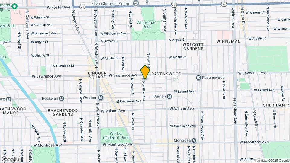 2134 W Giddings St Map and Location Details