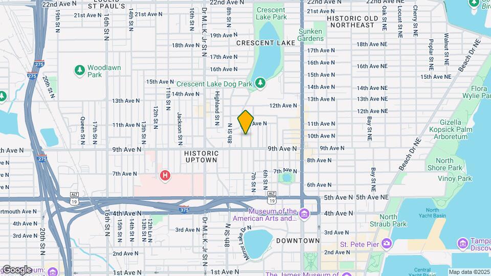 945 Crescent Lake Dr N Map and Location Details