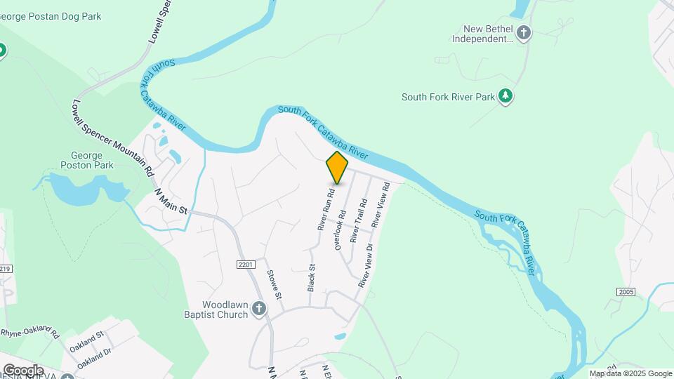 1418 River Run Rd Map and Location Details