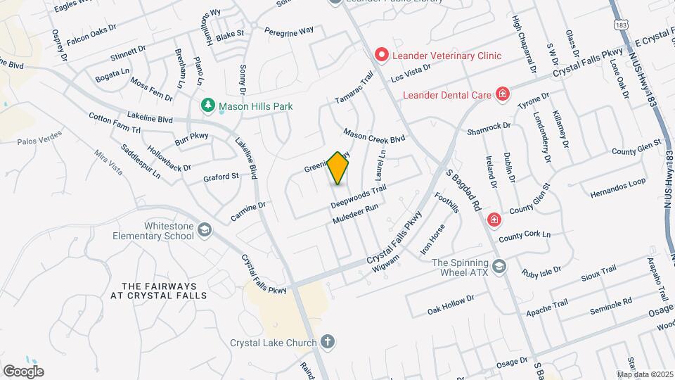 1800 Columbine Ln Mapa y Detalles de la Ubicación