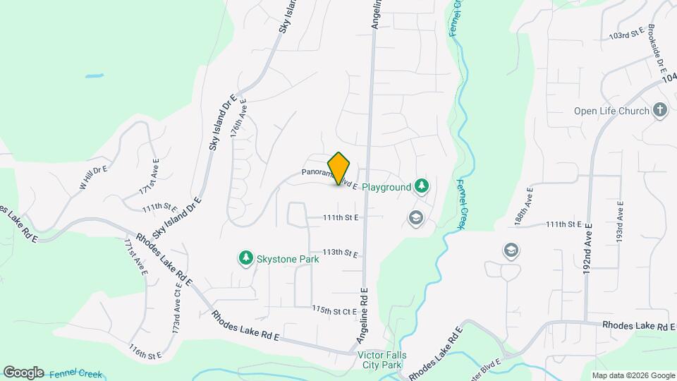 18009 110th St Ct E Map and Location Details