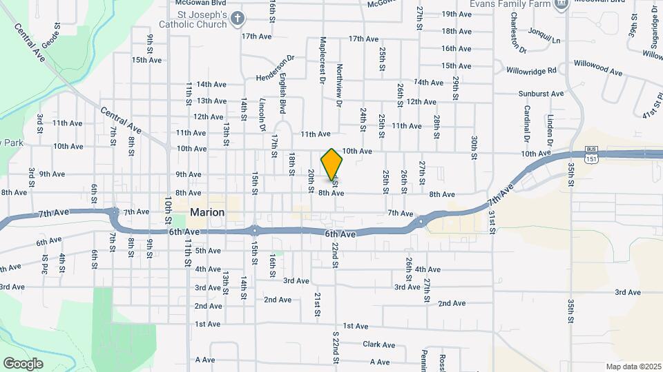 2180 8th Ave Map and Location Details