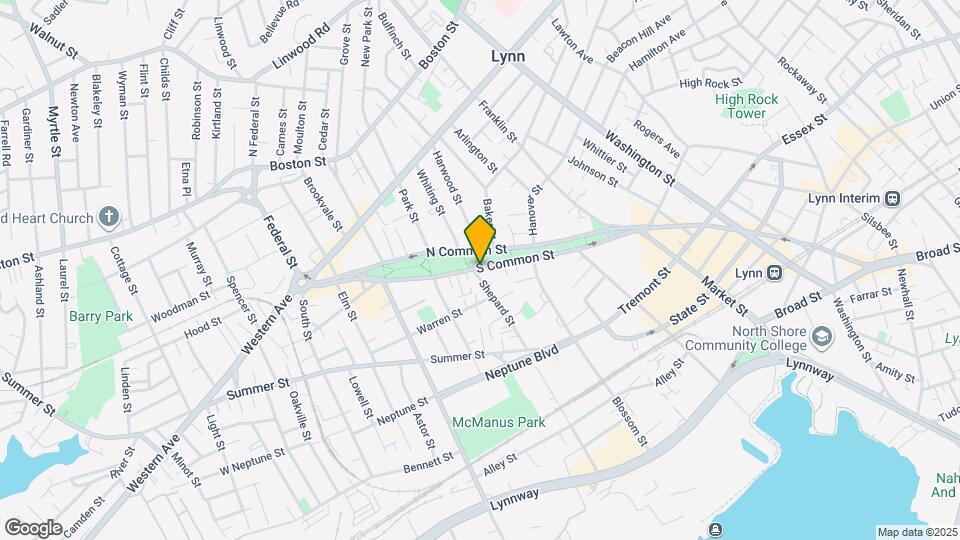 110-112 S Common St Map and Location Details