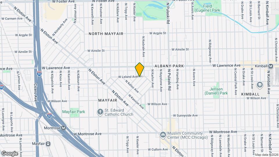 4139 W Leland Ave Map and Location Details