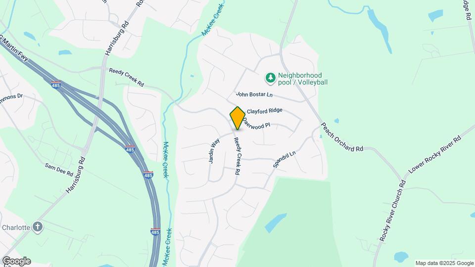 7110 Reedy Creek Rd Map and Location Details