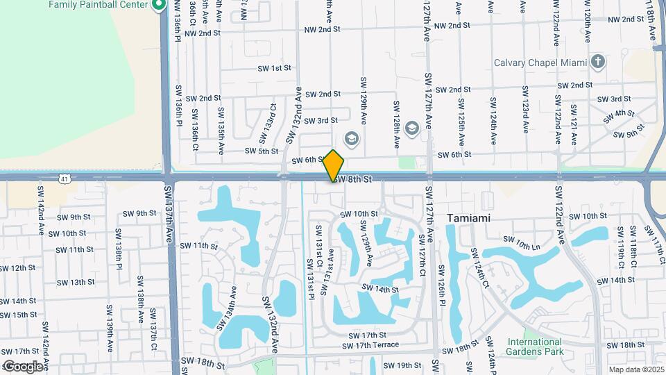850 SW 129th Pl Map and Location Details