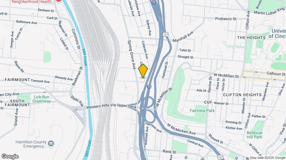 1130 Draper St Map and Location Details