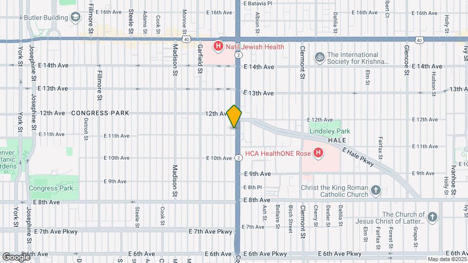 1101 Colorado Blvd Map and Location Details