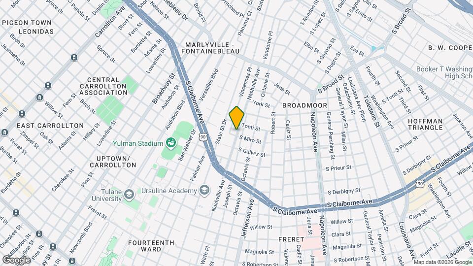 3302 Nashville Ave Map and Location Details