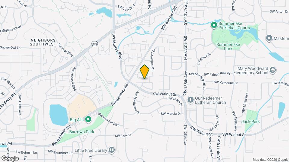 14175 SW Walnut Creek Way Map and Location Details
