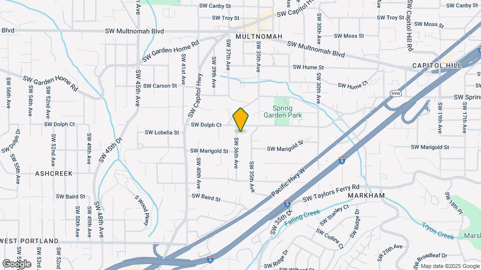 8840 SW 36th Ave Map and Location Details