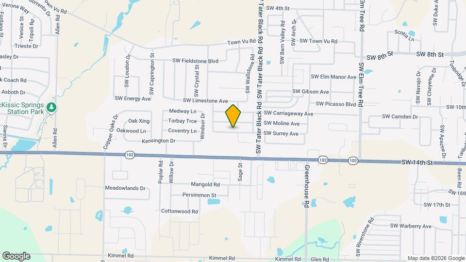 4207 SW Broadstone Ave Map and Location Details