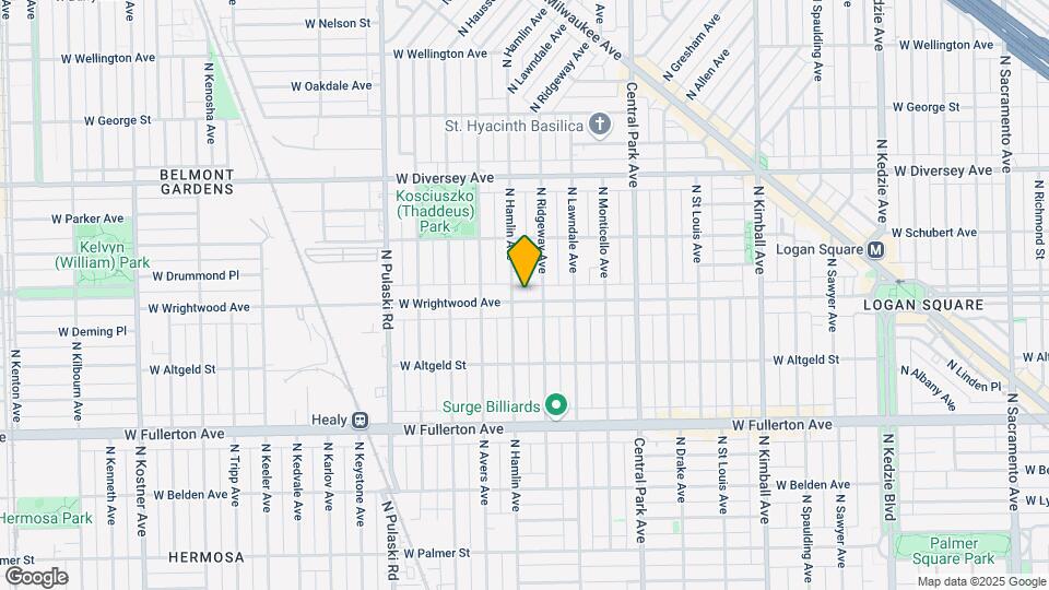 3746 W Wrightwood Ave Mapa y Detalles de la Ubicación
