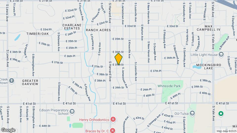 3701 S Indianapolis Ave Map and Location Details