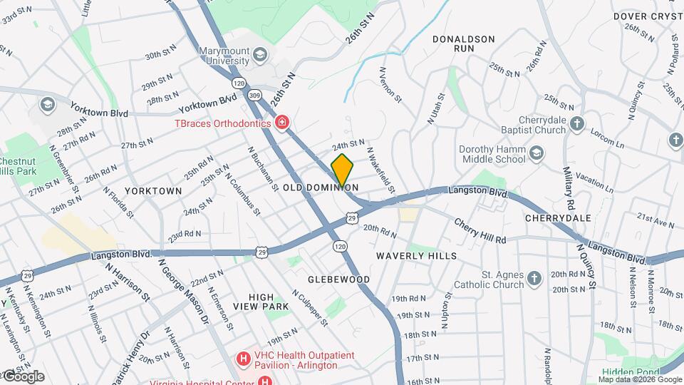 4710 Old Dominion Dr Map and Location Details