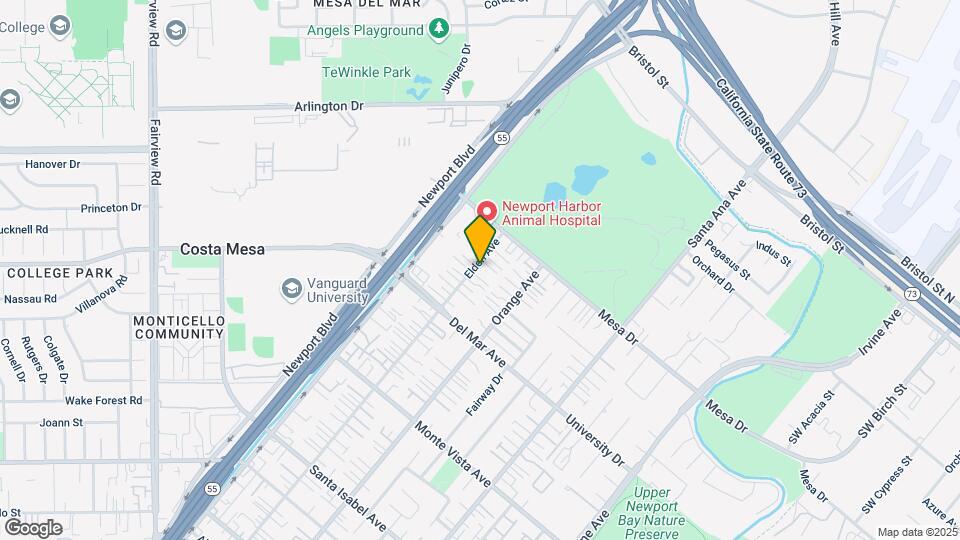 2656 Elden Ave Mapa y Detalles de la Ubicación