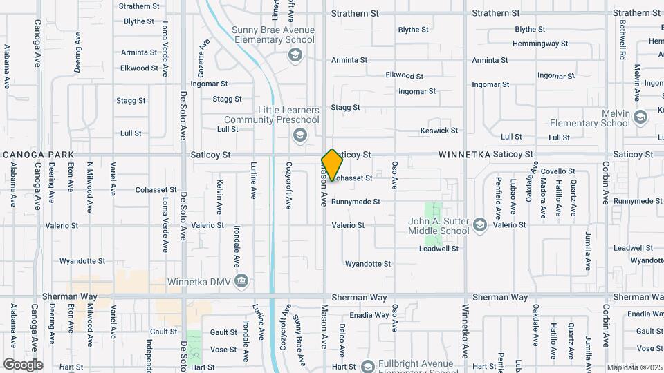 7500 Mason Ave, Unit 212 Map and Location Details