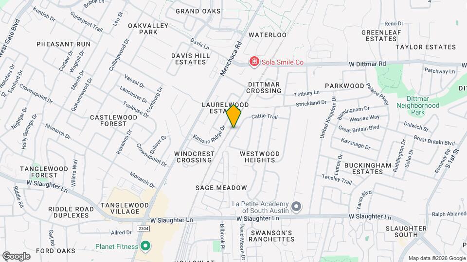 1622 Cattle Trail Map and Location Details