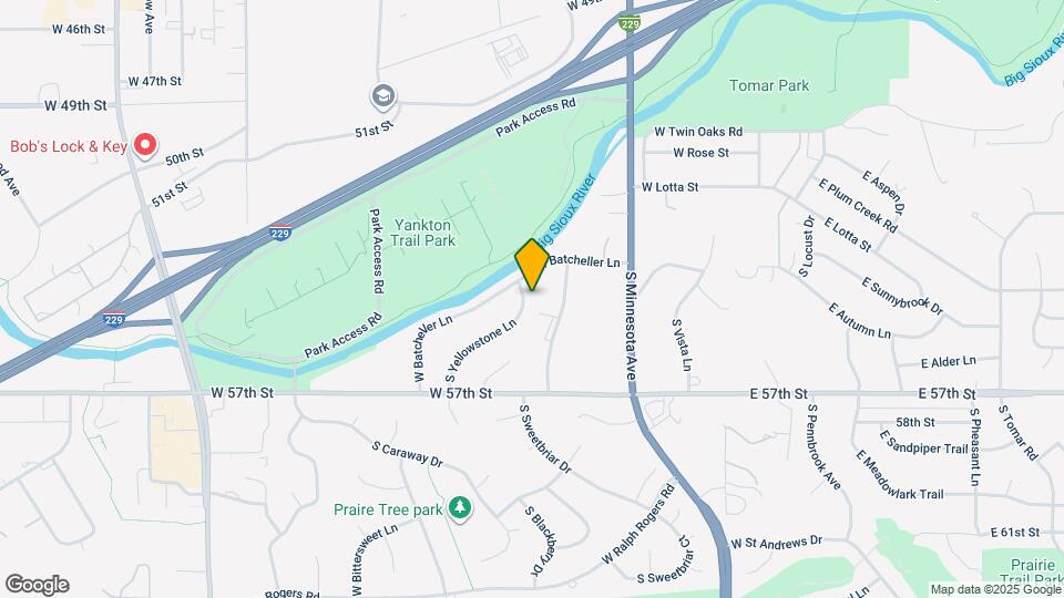 4404 S Yellowstone Ln Map and Location Details