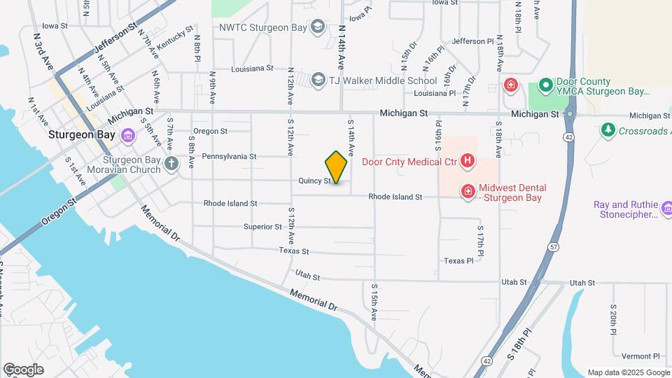 1326 Rhode Island St Mapa y Detalles de la Ubicación