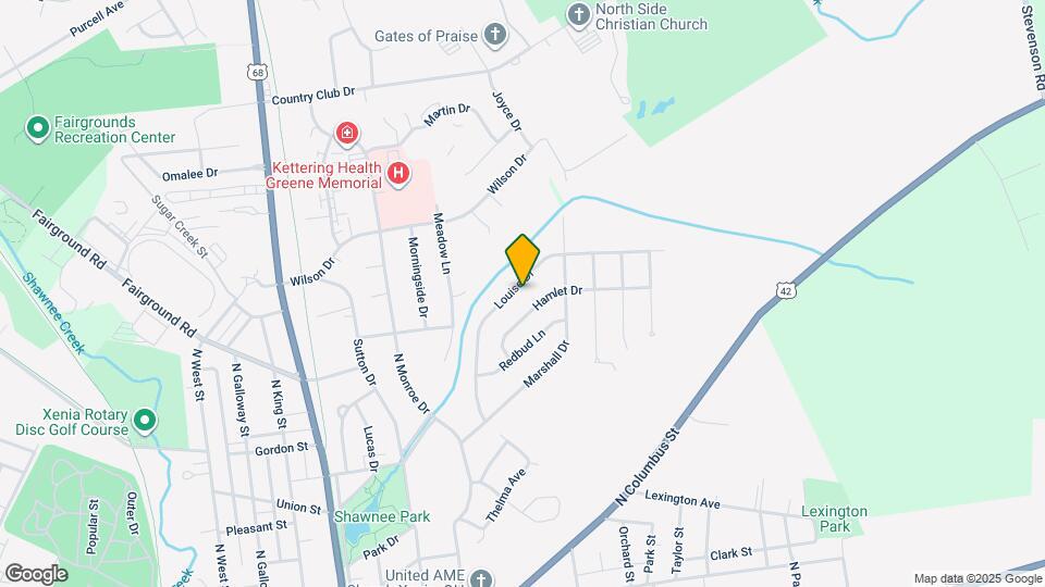 961 Louise Dr Map and Location Details