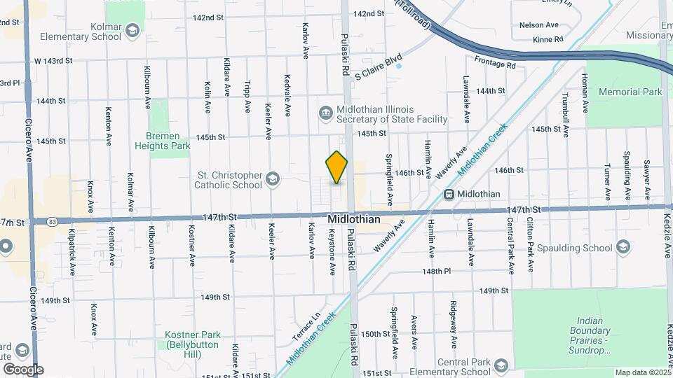 14619 Keystone Ave Map and Location Details