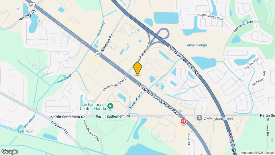 2295 E Irlo Bronson Memorial Hwy, Unit 100 Mapa y Detalles de la Ubicación