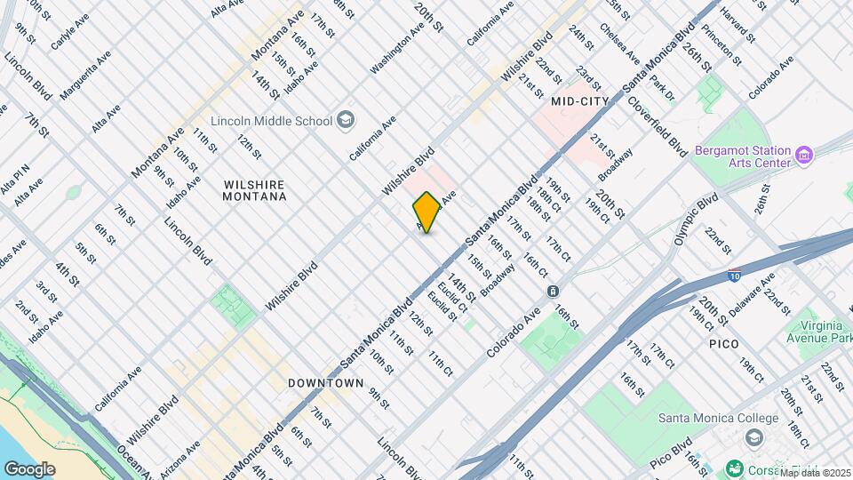 1319 14th St Map and Location Details