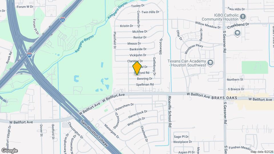 9318 Benning Dr Map and Location Details