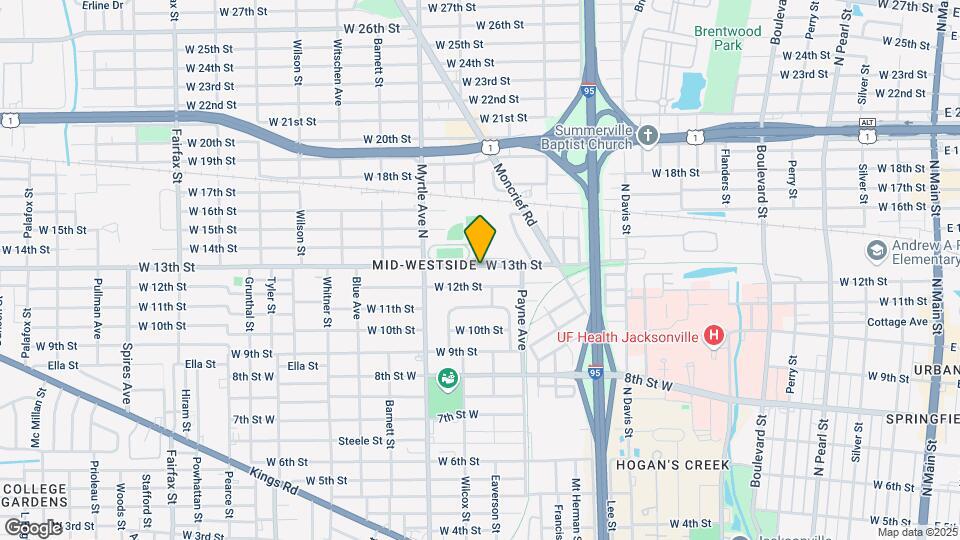 1170 W 13th St Map and Location Details