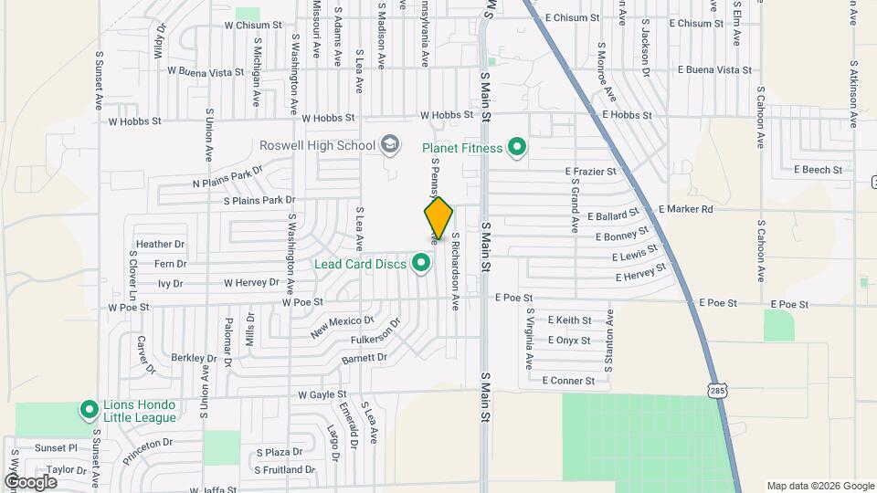 1915 S Pennsylvania Ave Map and Location Details