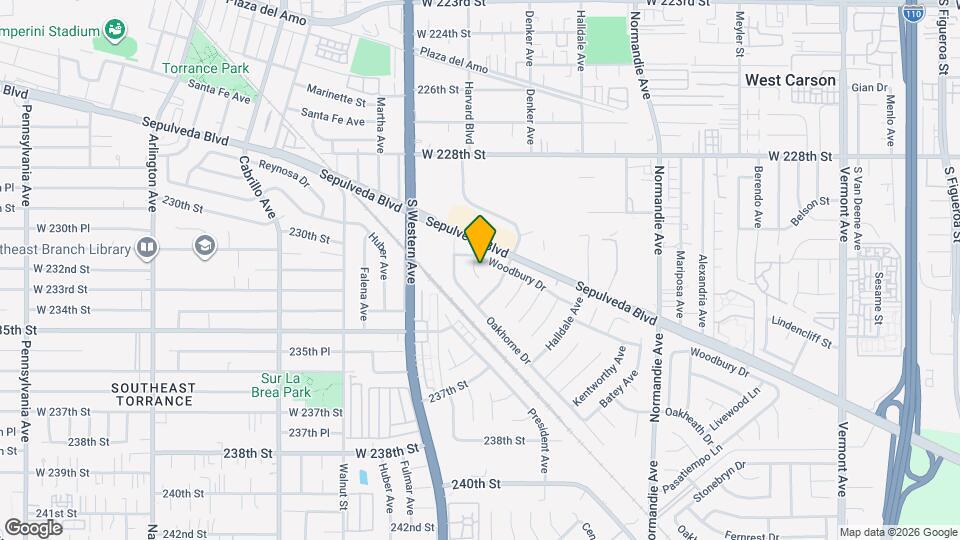 23220 Pryor Pl Mapa y Detalles de la Ubicación