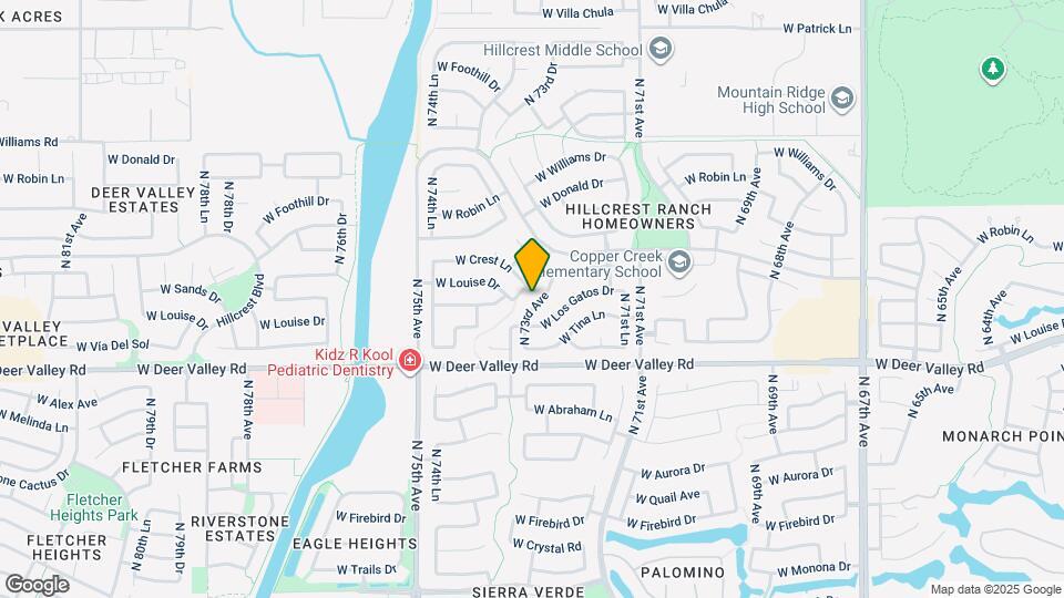 22026 N 73rd Ave Mapa y Detalles de la Ubicación