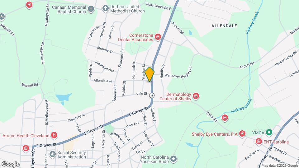 1015 Fallston Rd Map and Location Details