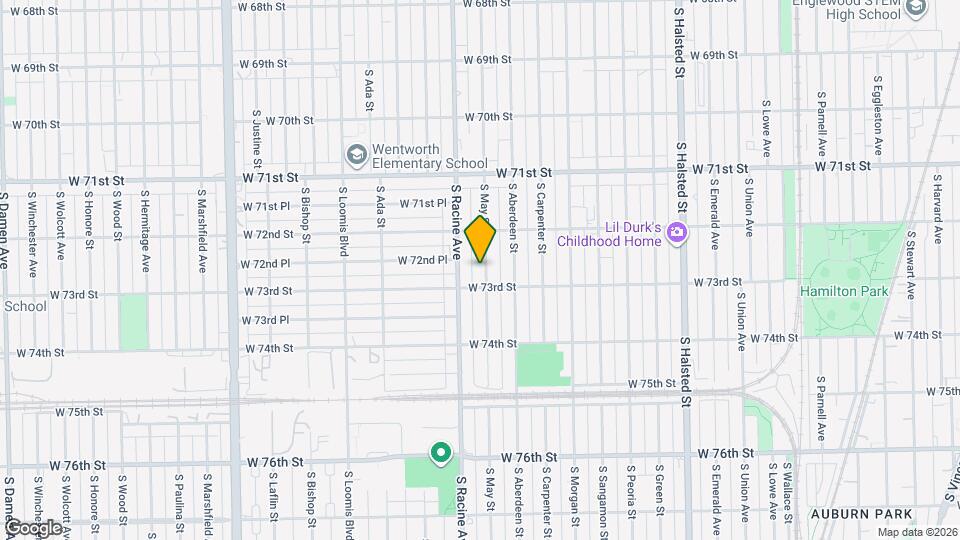 7242 S May St Map and Location Details