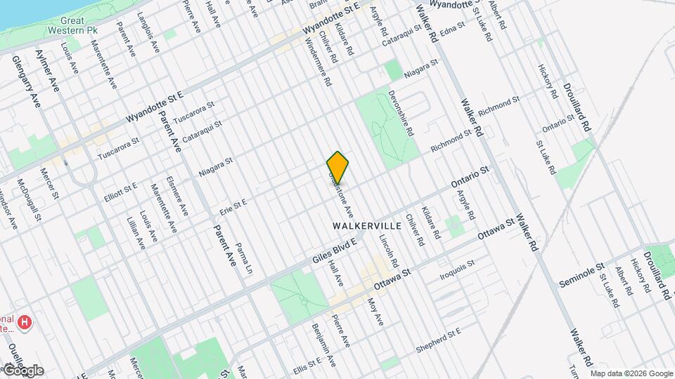 1095 Gladstone Ave Map and Location Details