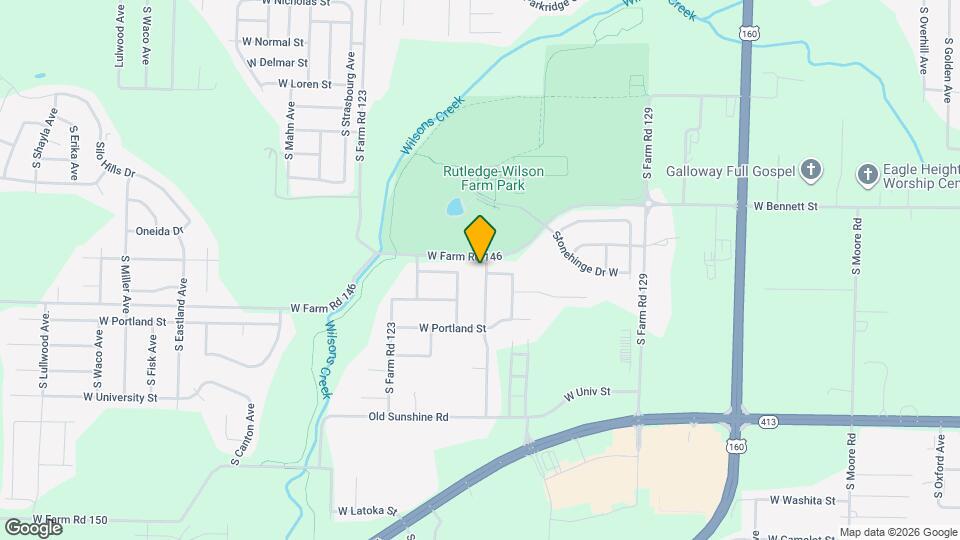 1583 S Burks Ave Map and Location Details